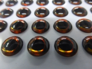 3-D Holographic 4 mm Eyes Autumn